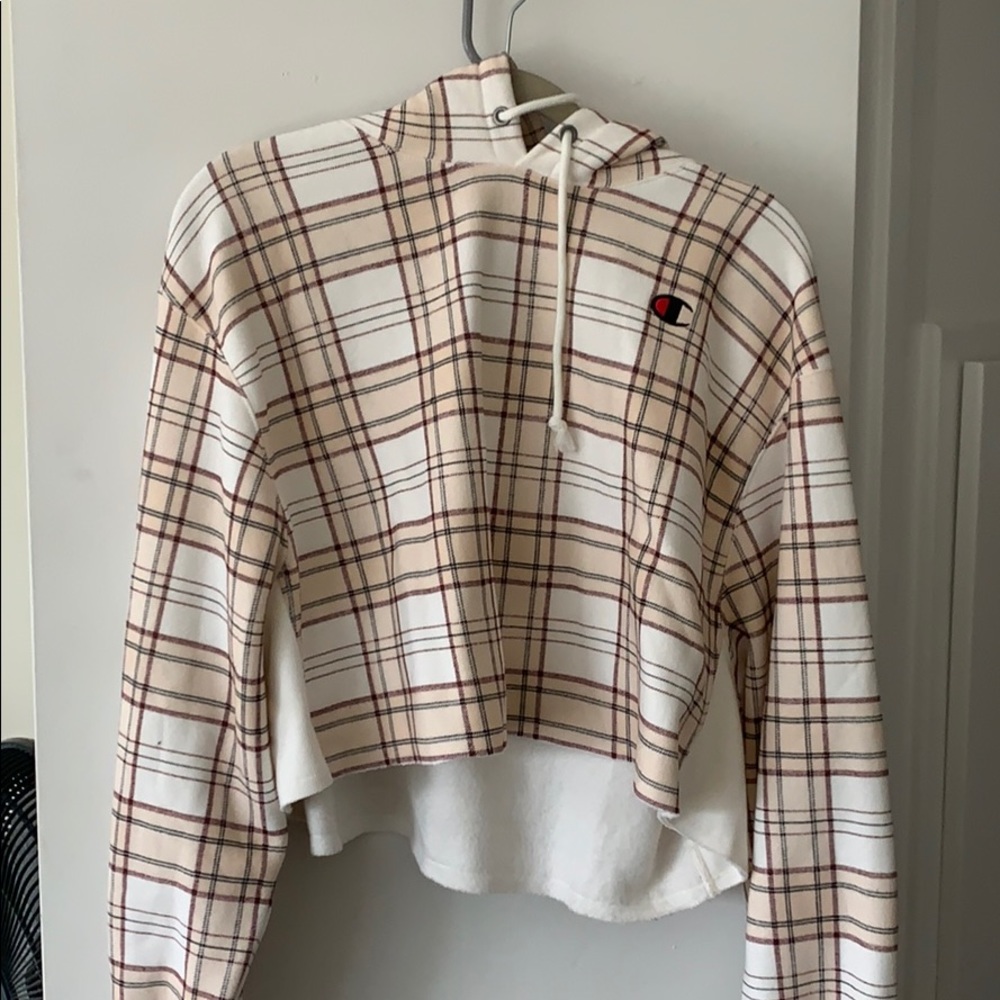 champion cropped sweatshirt
